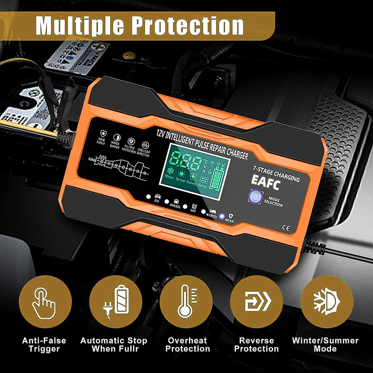 New 12V 24V 12A 10A Battery Charger &ndash; Smart Fast Charging