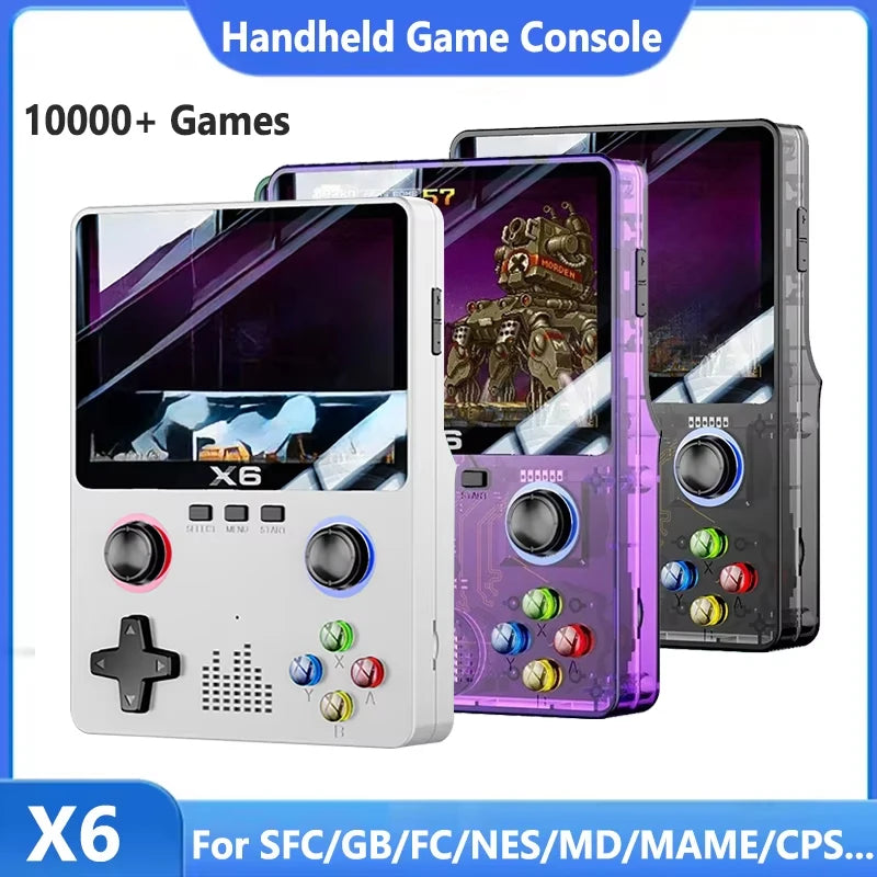 Retro Handheld Game Console &ndash; 10000 Games Built In Fun