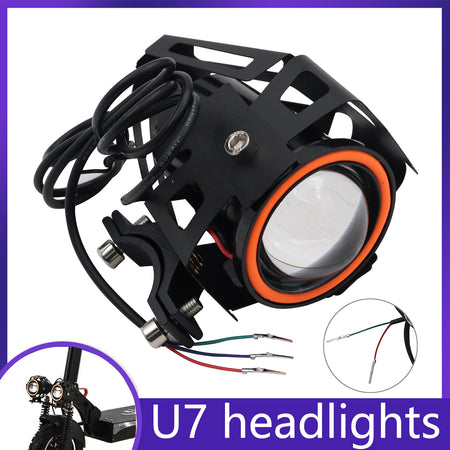Electric Scooter U7 Front Headlight Horn &ndash; Universal Compatibility for Enhanced Safety