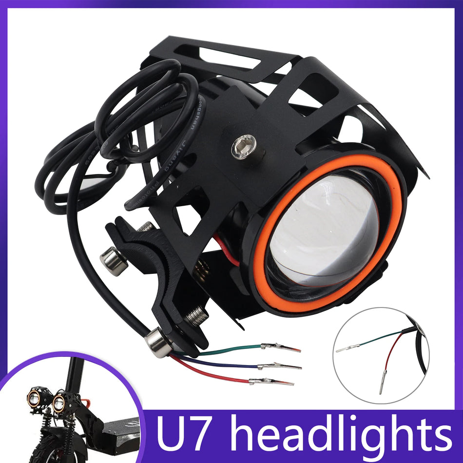 Electric Scooter U7 Front Headlight Horn &ndash; Universal Compatibility for Enhanced Safety