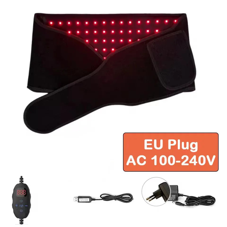 Red Light Therapy Belt &ndash; Back Shoulder Waist Pain Relief EU Plug NO Box