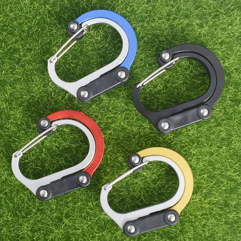 Hybrid Gear Clip Carabiner - 360 Degree Rotating Hook