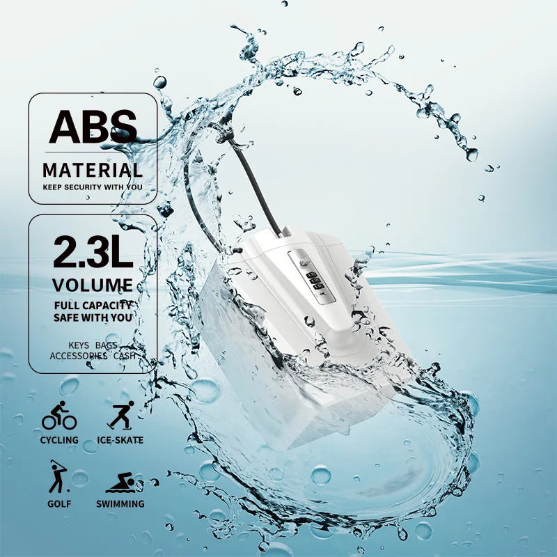 Summer Portable Color Beach Safe Box - Three-Digit Lock