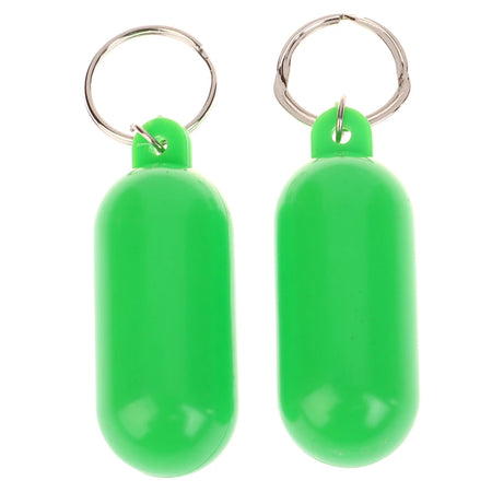 2Pcs Boat Kayak Floating Keyring Buoyant Sailing Boat Float Canal Keychain For Boating Fishing Kayaking Rafting Surfing Green