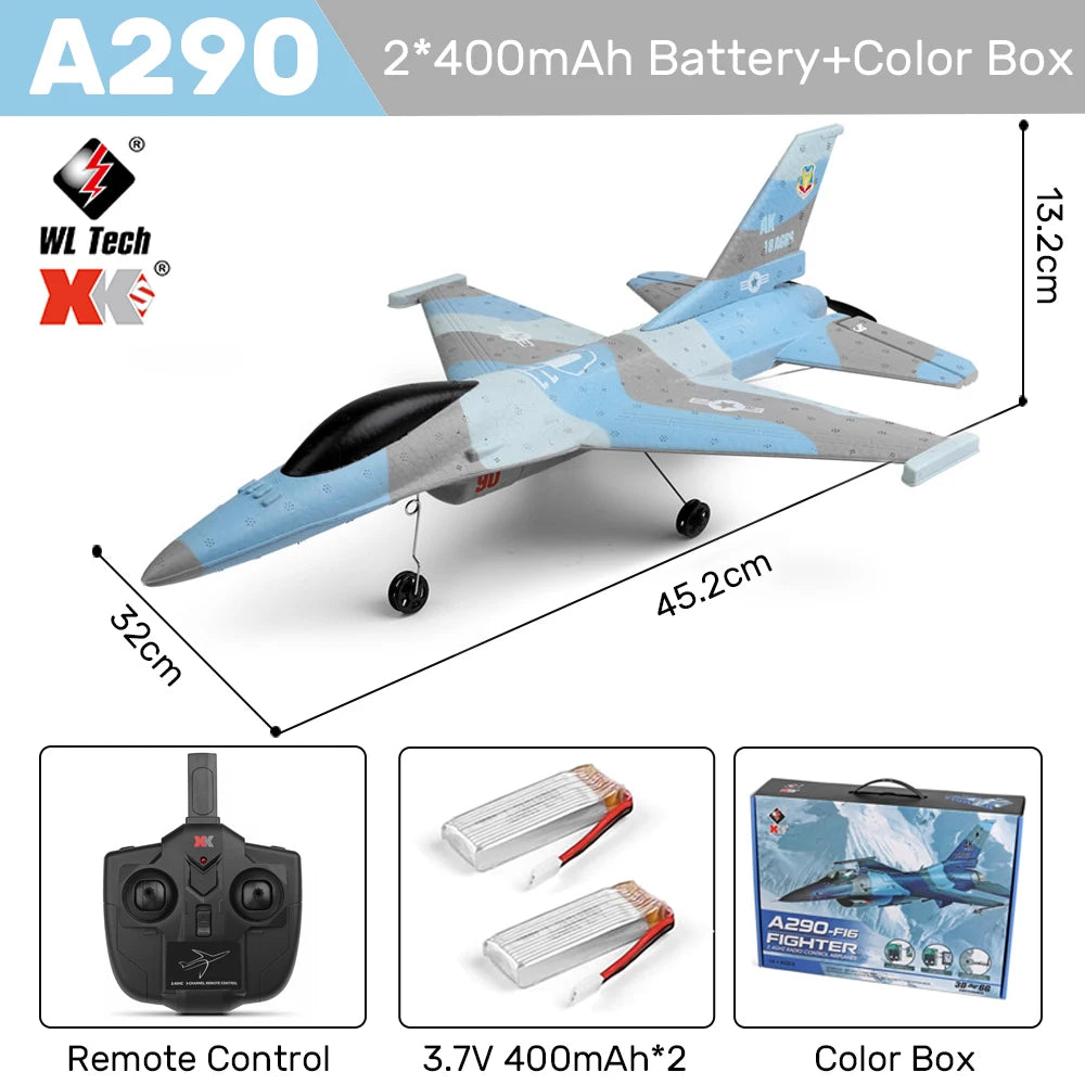 WLtoys XK A290 RC Plane 3CH &ndash; Stable Flight With 3D6G 2 Battery