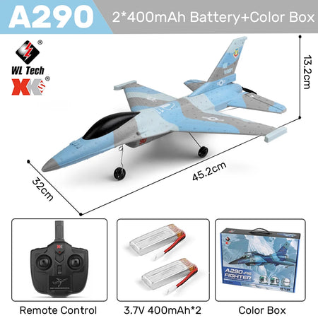 WLtoys XK A290 RC Plane 3CH &ndash; Stable Flight With 3D6G 2 Battery