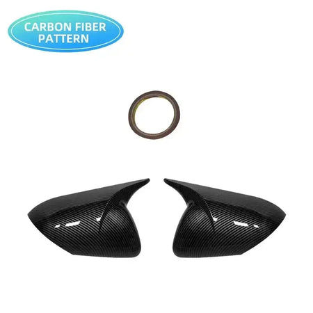 Mazda 3 Axela BL Mirror Cover Pair With Turn Signal Carbon fiber pattern