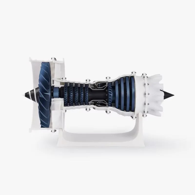 Jet Engine Model Components DIY Kit for 3D Printing