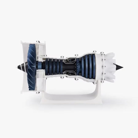 Jet Engine Model Components DIY Kit for 3D Printing