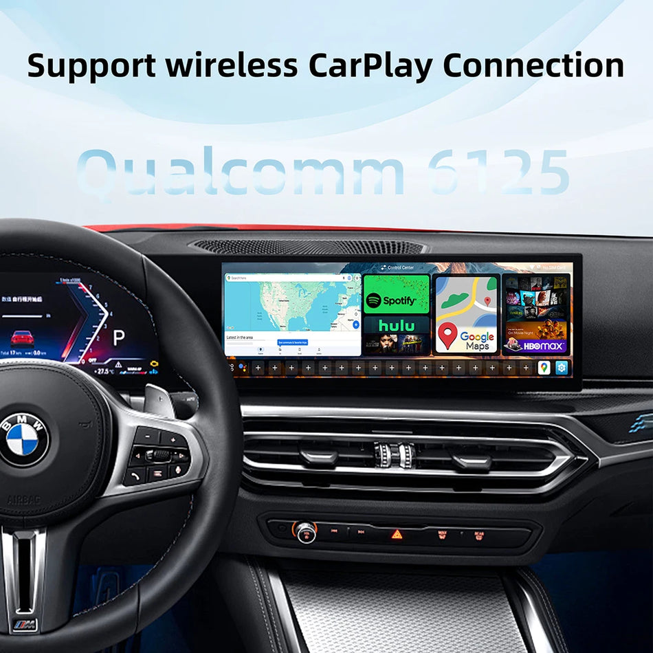 Caixa AI Wireless CarPlay BMW ID6 ID7 ID8 ID9, CarPlay Integrado Android 13