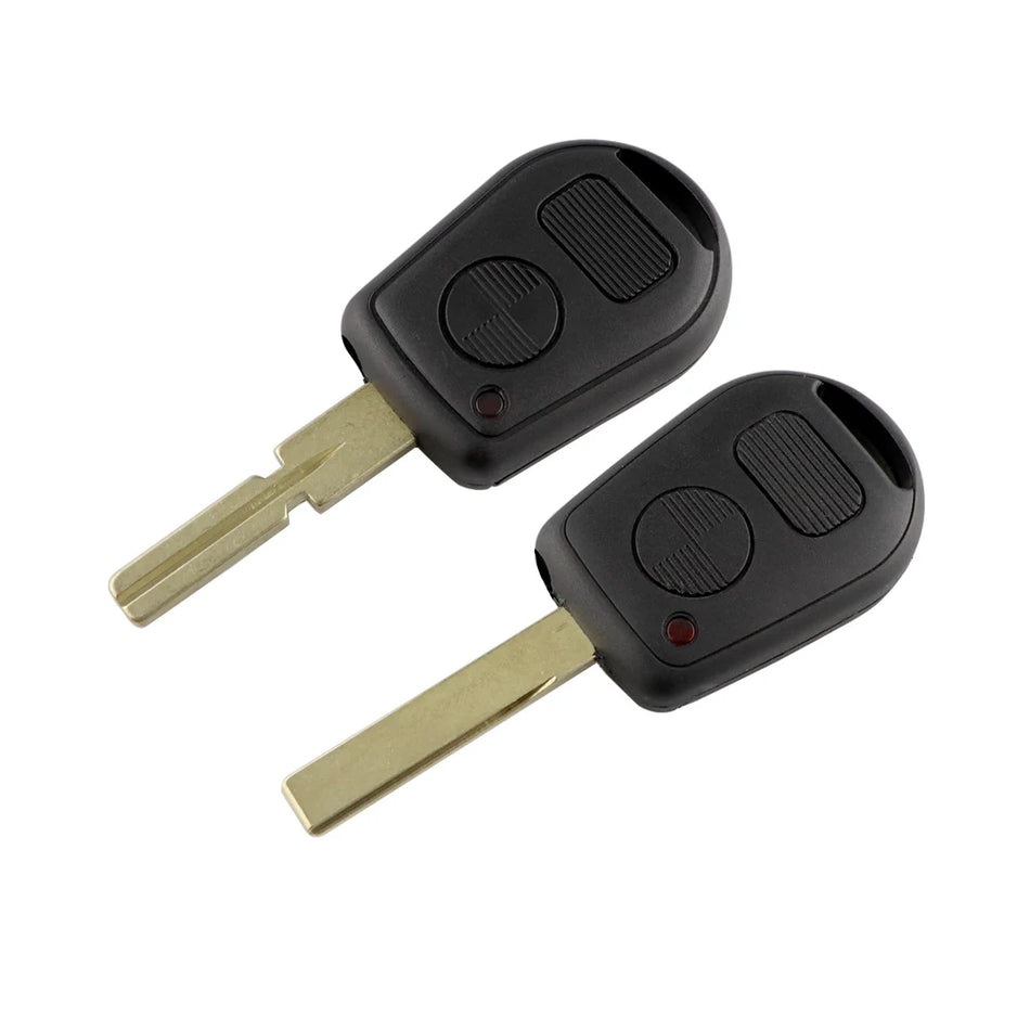 Калъф за ключодържател за BMW E36 E46 с 2/3 бутона, без лого, издръжлив ABS корпус