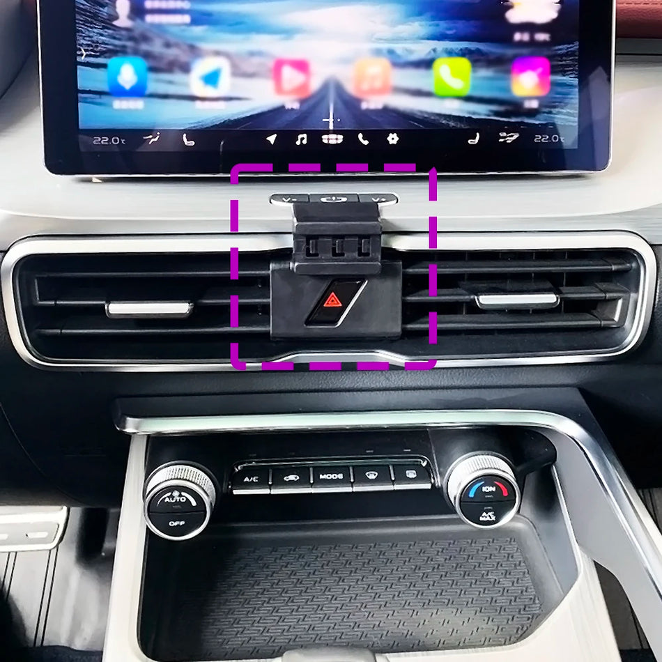 Belgee X50 Automobilio Telefono Laikiklis Su Belaidžiu Įkrovikliu GPS Pagrindu