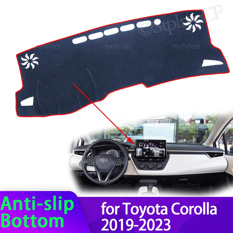Poliesterio prietaisų skydelio kilimėlis Toyota Corolla E210 2019-2023