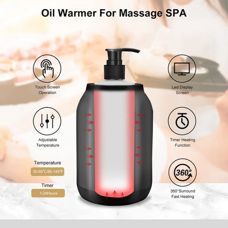 Massage Oil Heater With LED Screen &ndash; Digital Display