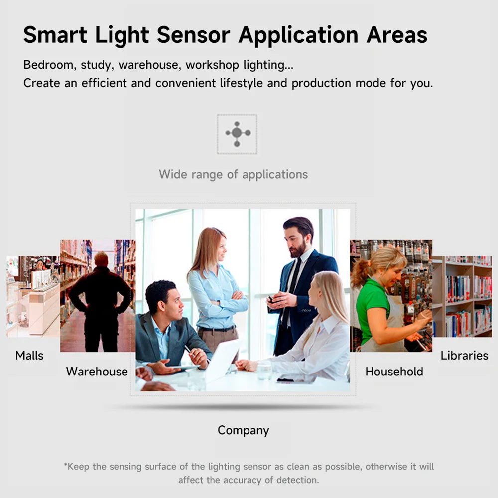 Tuya ZigBee Light Sensor for Smart Home Automation