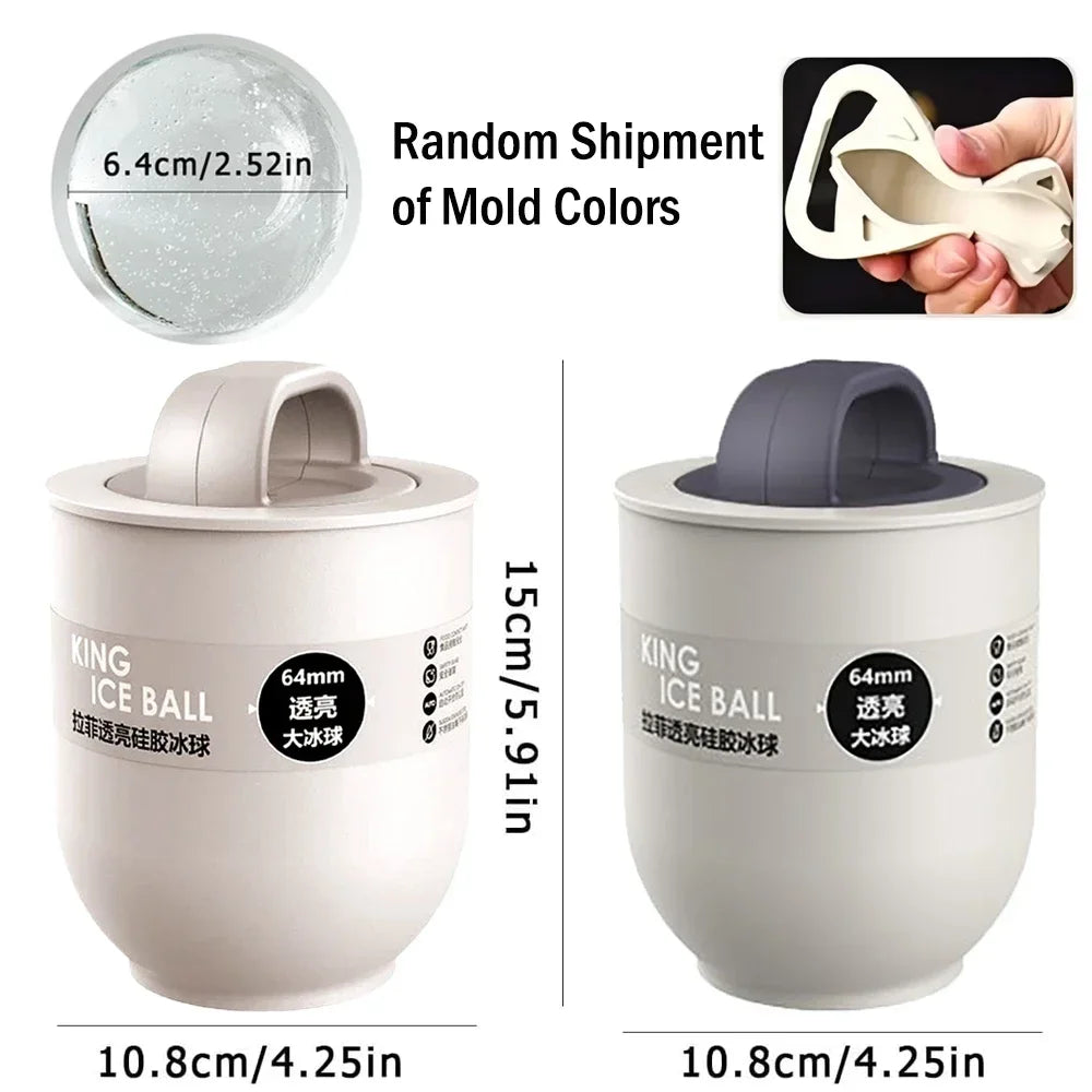 Clear Ice Ball Mold for Crystal Clear Ice Spheres 1Pc Random colour