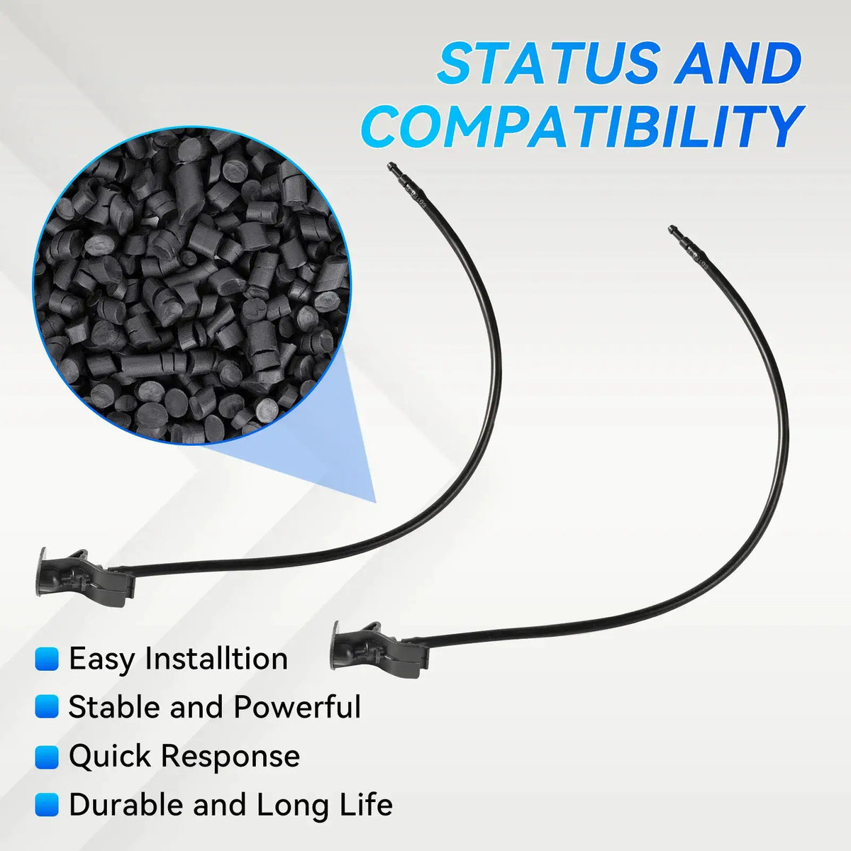 2PCS For Ford Explorer MK5 2011-2018 For Mustang 2010-2014 Windshield Wiper Washer Nozzle Sprayer Jet BB5Z-17603-A AR3Z-17603-A by InterCyprus Trading Ltd