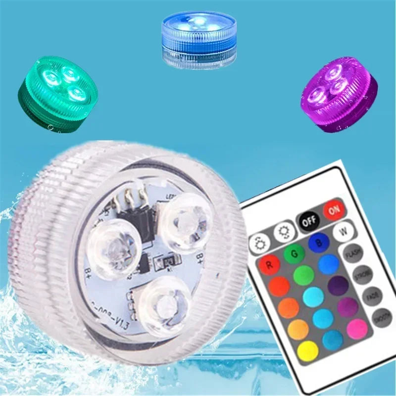3 LED Underwater Light &ndash; RGB Night Light With Battery