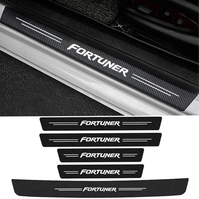 Fortuner Car Door Sill Protector Rear Trunk Sticker 60cm
