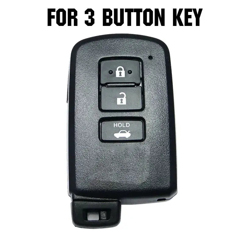 Key Case Silicone Cover For Toyota Camry Avalon Highlander Rav4 3 Button Remote Car Keyless Fob Holder Skin Shell 2013 - 2021 by InterCyprus Trading Ltd