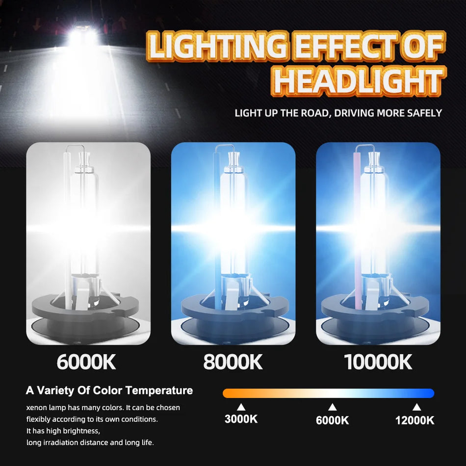 Faróis HID D3S para Jeep Grand Cherokee WK2, 35W, 6000K/8000K/10000K, Substituição Direta de Qualidade OEM