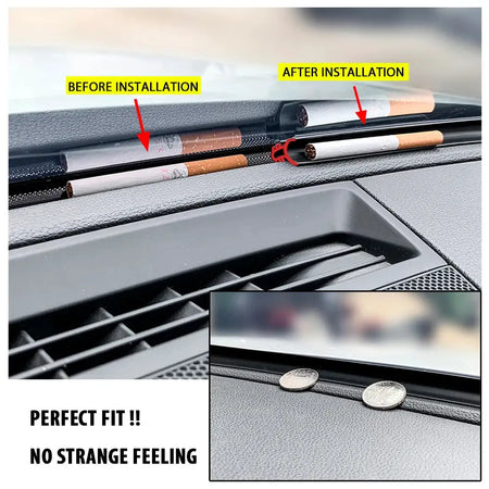Car Soundproof Rubber Seal Dashboard Windshield Sealing Strip Insert For Toyota Prado RAV4 Corolla Camry Sienna Yaris Prius by InterCyprus Trading Ltd