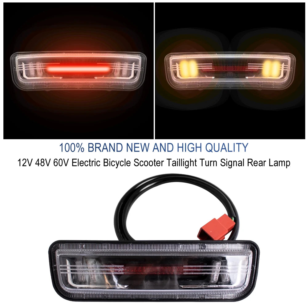 12V 48V 60V Tail Light &ndash; High-Quality LED Brake and Turn Signal Lamp