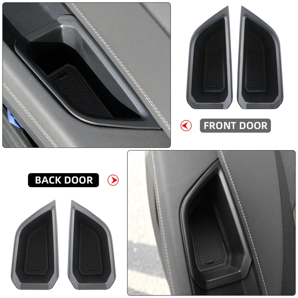 Σετ Κουτιών Αποθήκευσης Εμπρός και Πίσω Πόρτας Audi Q4 E-Tron, ABS και Σιλικόνη