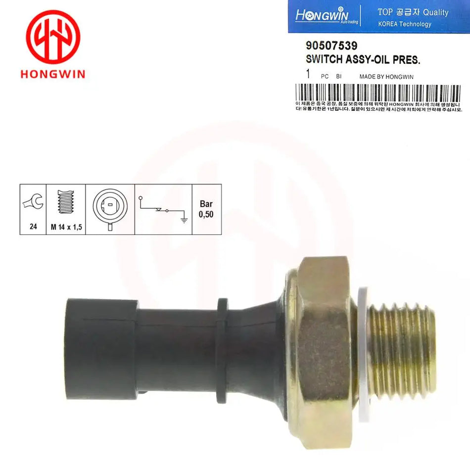 Interrupteur de capteur de pression d'huile 90507539 pour Chevrolet, Daewoo, Opel, Saab, Vauxhall