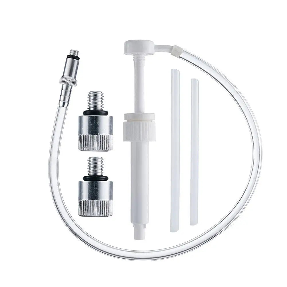 Lower Unit Gear Oil Pump with Standard Quart Bottle Adapters for Marine Motors Beige