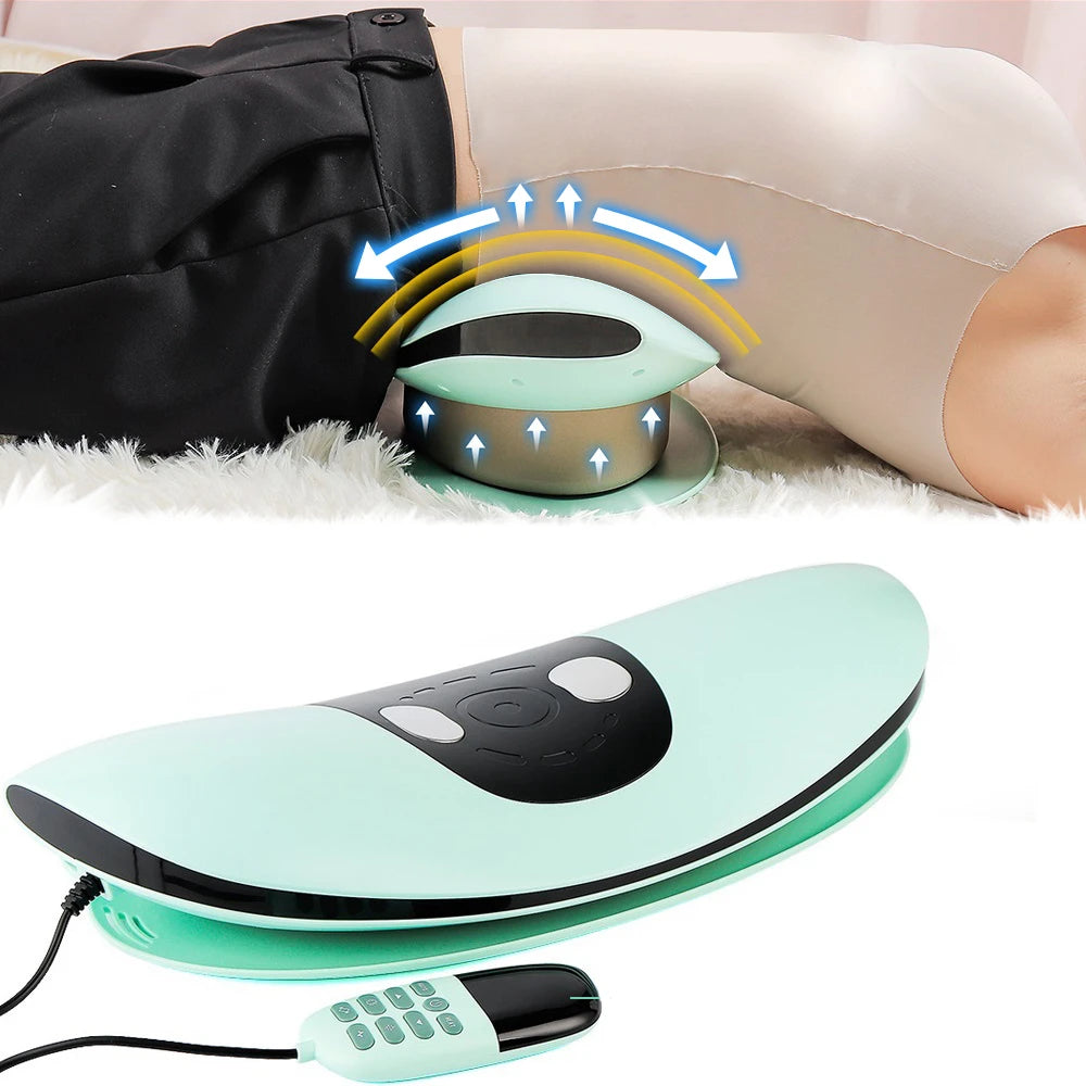 Electric Lumbar Traction Massager &ndash; Adjustable Vibration for Ultimate Comfort