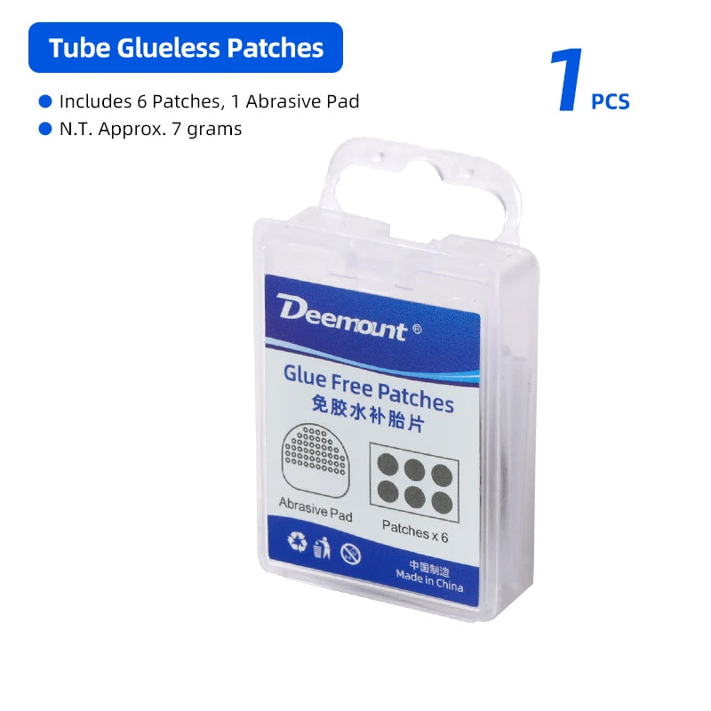 Bicycle Patches Service Kit &ndash; Glue-Free Quick Repair Solution 1 Set / CHINA