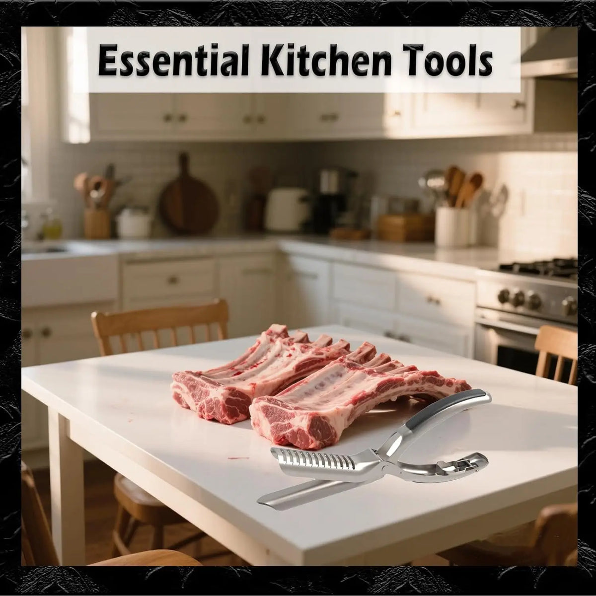 BBQ Rib Membrane Remover Stainless Steel Kit &ndash; Easy Prep