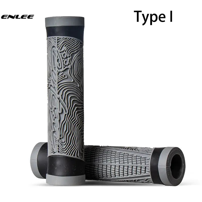 ENLEE Mtb Bike Grips Handle Flat Handlebar Bicycle Silicone Mountain Bicycle Handlebar Covers Soft Ultralight Grips Accessories by InterCyprus Trading Ltd