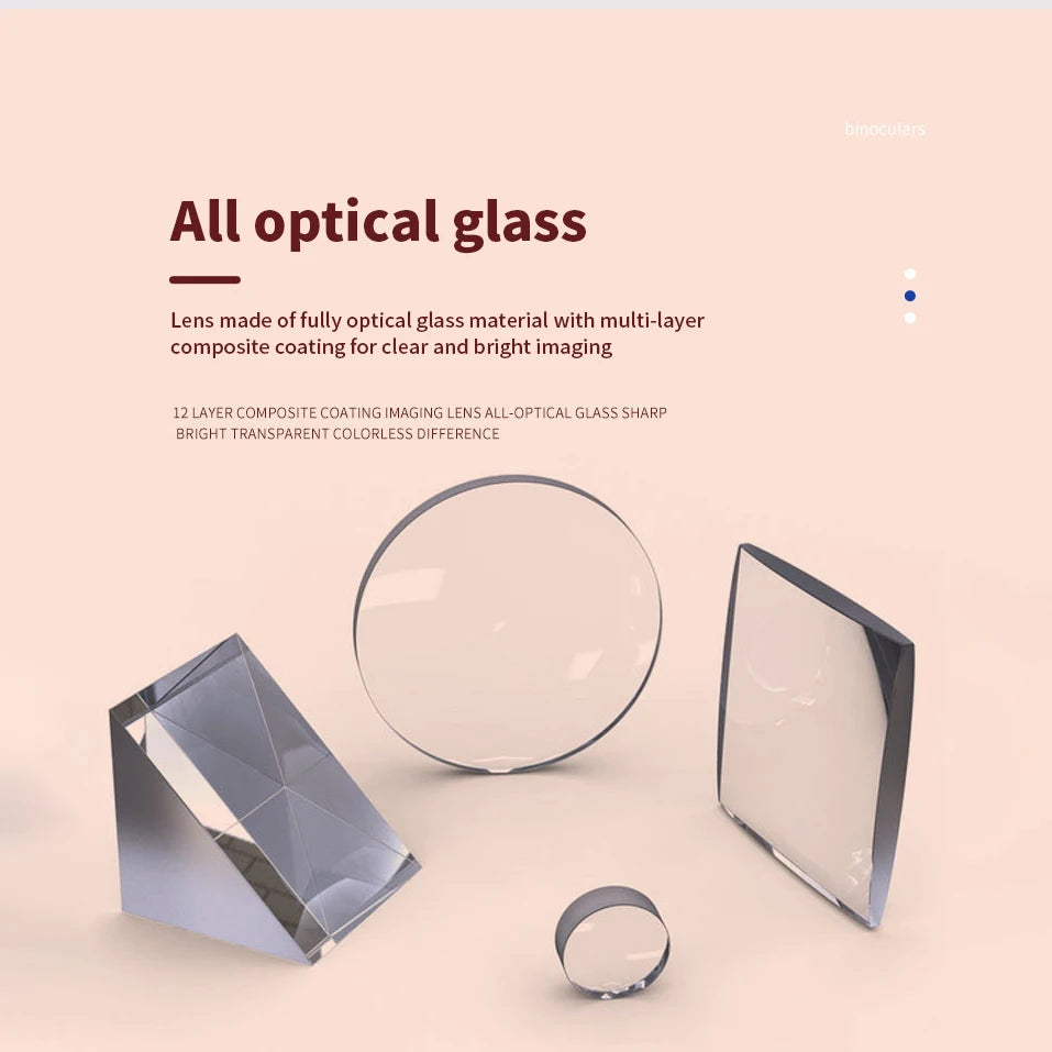 Portable 8X21 Binoculars &ndash; IPX4 Waterproof And Lightweight