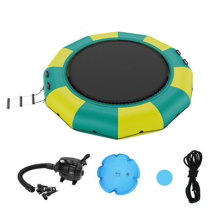 SucceBuy 12ft Inflatable Water Bouncer &ndash; Portable Trampoline