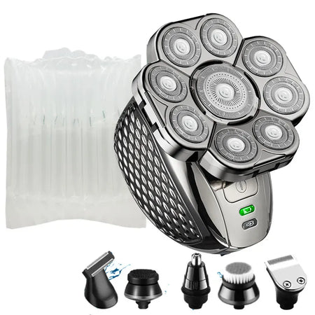 Men's 9-Blade Electric Shaver &amp; 6-in-1 Grooming Kit kit