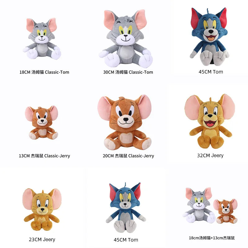 Tom and Jerry Plush Toys - Adorable Stuffed Dolls for Kids