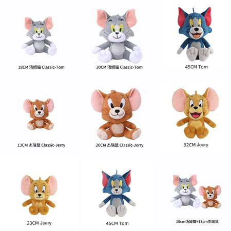 Tom and Jerry Plush Toys - Adorable Stuffed Dolls for Kids