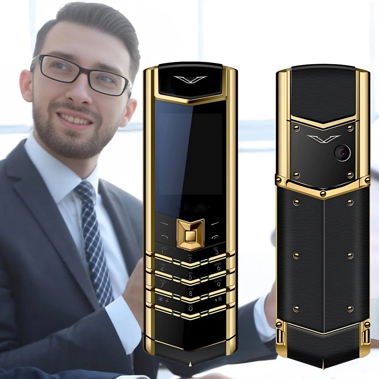 Classic Senior Mobile Phone - Dual SIM Bluetooth Dialer Silver / Standard