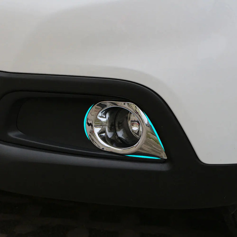 Декорация на рамка за фарове за Peugeot 2008 ABS двукомпонентна предна лява и дясна декорация