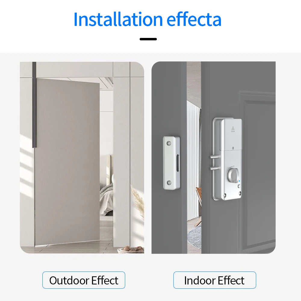 RX2052-TUYA-sliver &ndash; App Control Tuya Enabled Keyless Lock