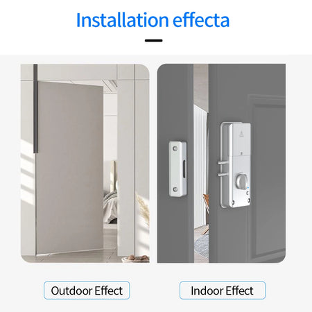 RX2052-TUYA-sliver &ndash; App Control Tuya Enabled Keyless Lock