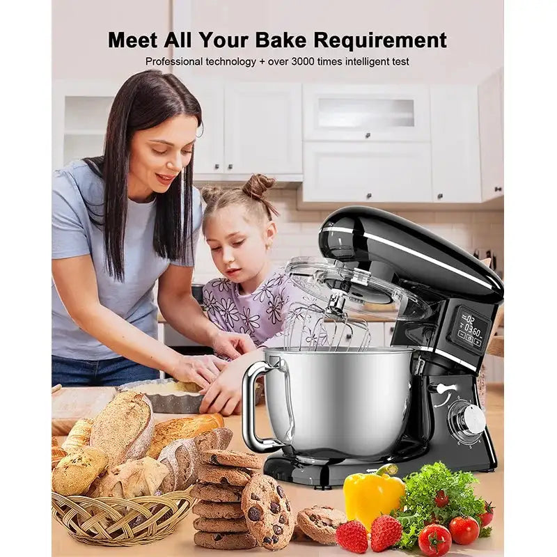 Balashov 1500W 5.5L 220V Automatic Timing Stand Mixer