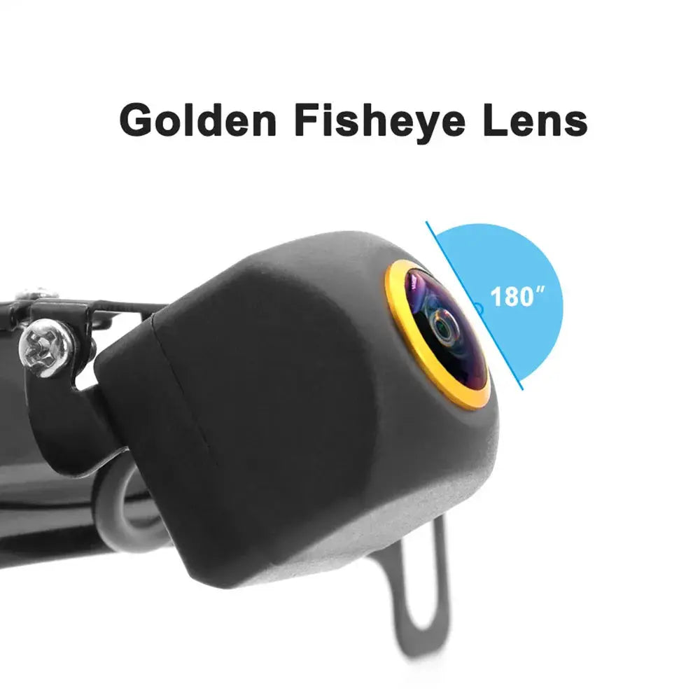 Waterproof AHD 1080P Car License Plate Rear View Camera 180° Fisheye Lens CVBS Switchable Reverse Parking Backup Camera by InterCyprus Trading Ltd