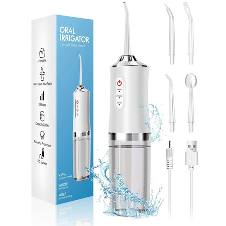 Powerful IPX7 Waterproof Oral Irrigator - Deep Clean &amp; Gum Health