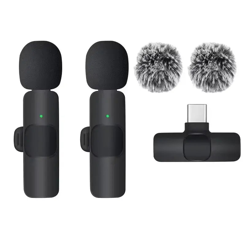 KEBIDUMEI Wireless Lavalier Microphone for iPhone Android 3.5mm for Radio Live Recording Noise Reduction Mini Microphone by InterCyprus Trading Ltd