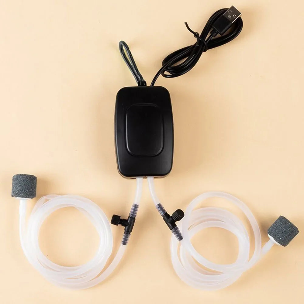 ADH363 Aquarium Oxygen Air Pump &ndash; Silent USB Powered ADH371