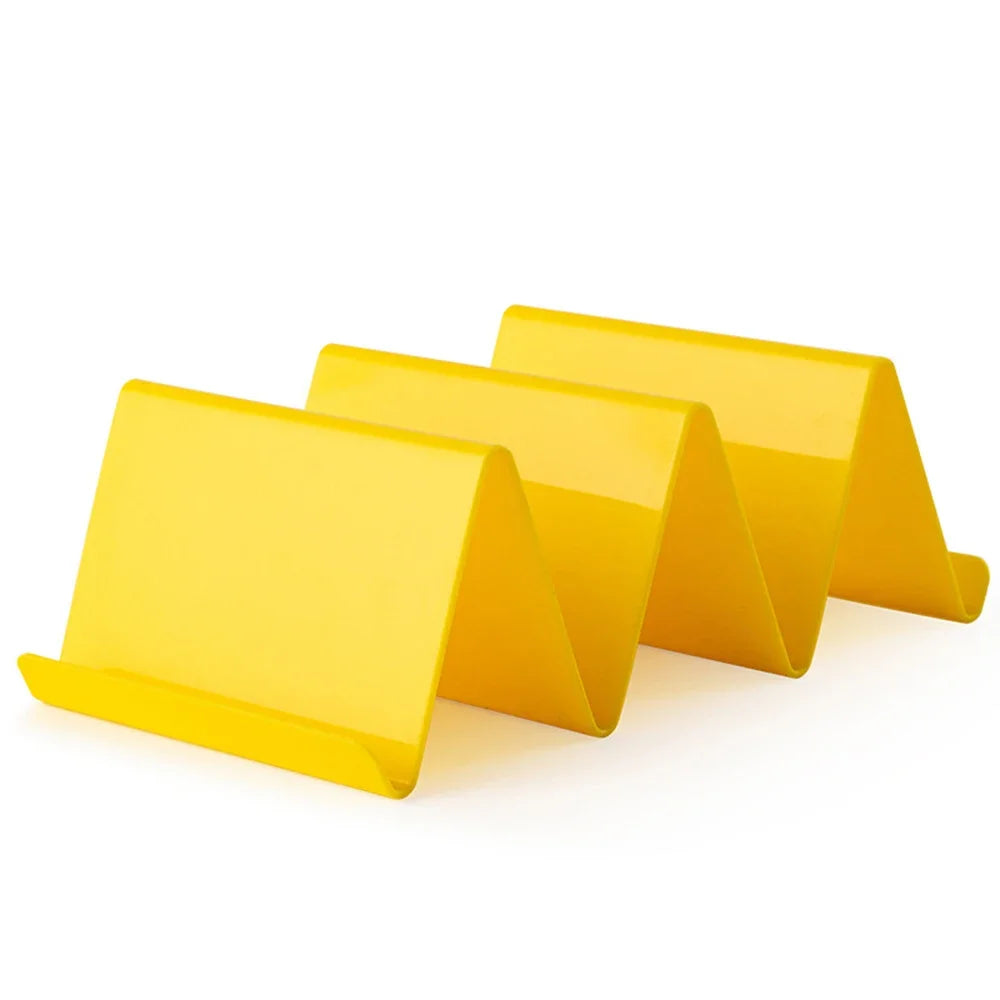 3Pcs Taco Holder Set &ndash; Colorful Tableware for Perfectly Shaped Tacos