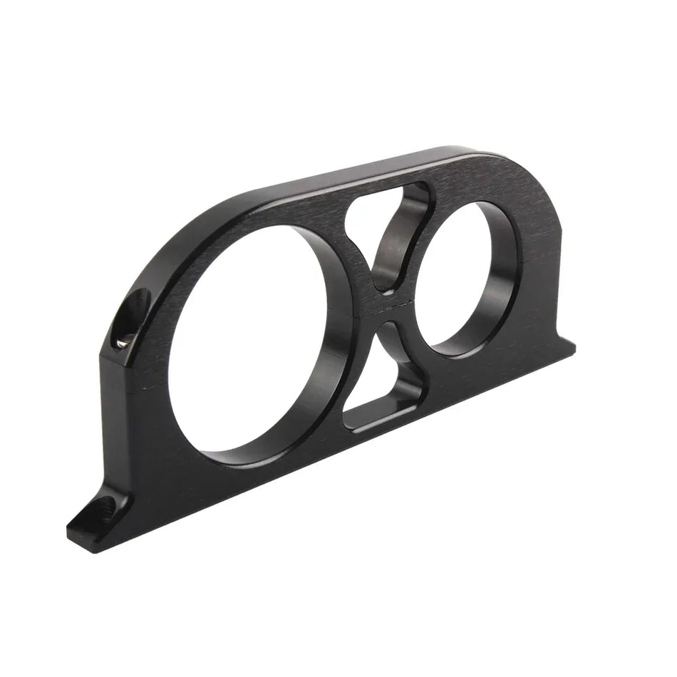 Aluminum Billet Dual Bracket Mounting Kit for 44mm Fuel Filter and 60mm 044 Pump with Fitting